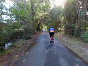 Biking In beaten path