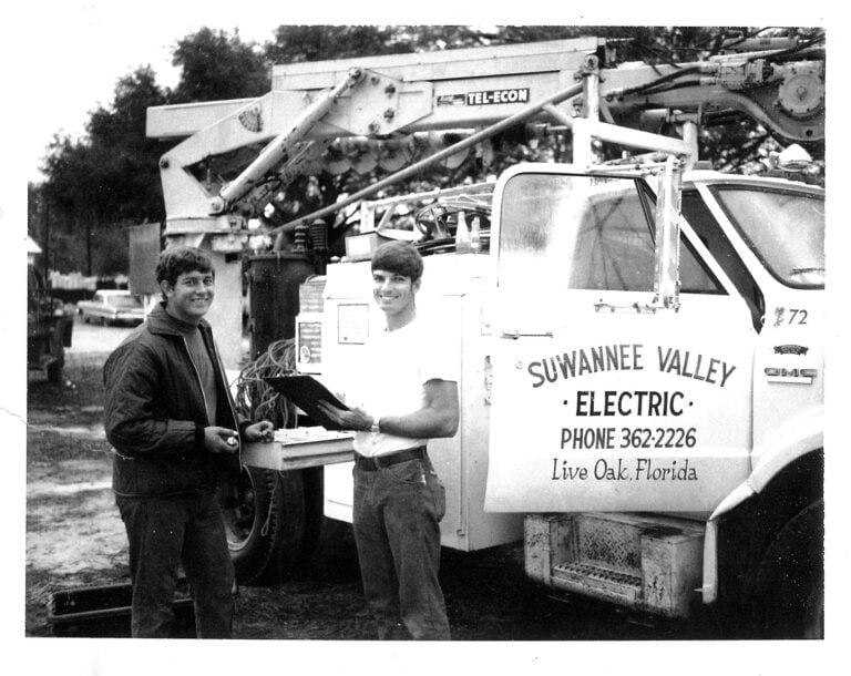 Line crew repairs to SVEC power lines