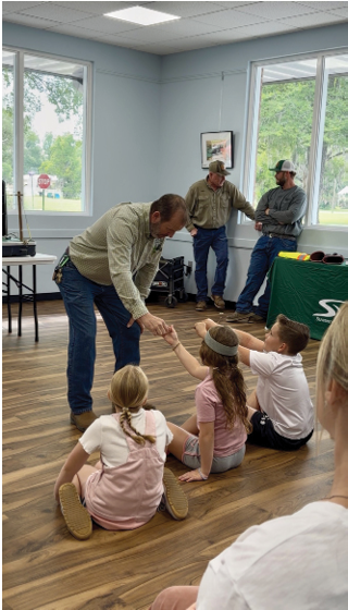 Youngsters at Branford Public Library